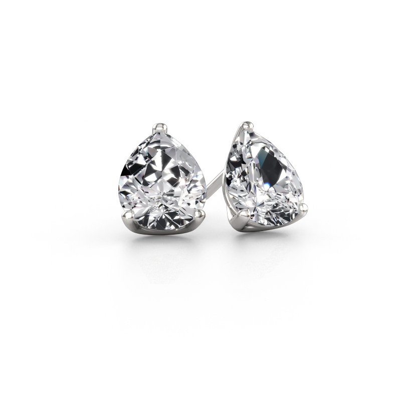 Bild av Stiftörhängen Sam PER 950 platina Labbodlad diamant 4.20 crt