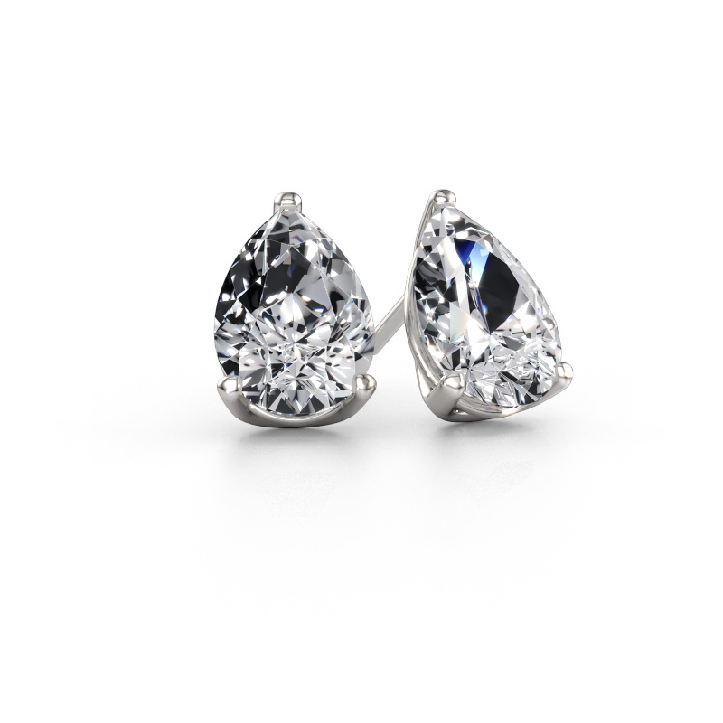 Immagine di Orecchini a lobo Sam PER 950 platino Diamante 6.00 crt