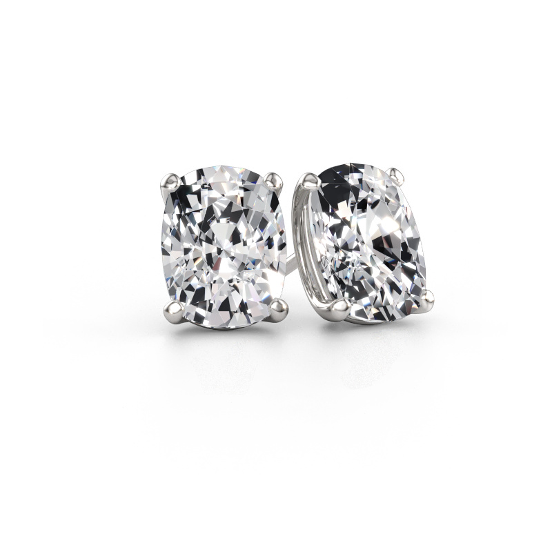 Immagine di Orecchini a lobo Sam CSH 585 oro bianco Diamante lab grown 8.00 crt