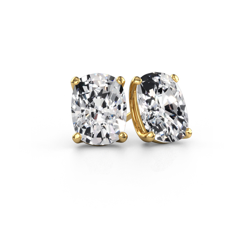 Image de Clous d'oreilles Sam CSH 585 or jaune Diamant synthétique 8.00 crt