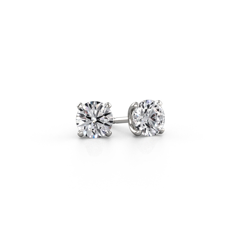 Bild von Ohrsteckers Sam RND 950 Platin Diamant 1.40 crt