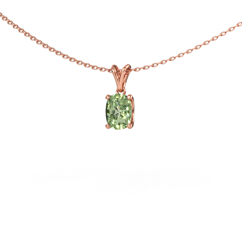 Immagine di Ciondolo Sam CSH 585 oro rosa Diamante lab grown verde 6.8x5.2 mm