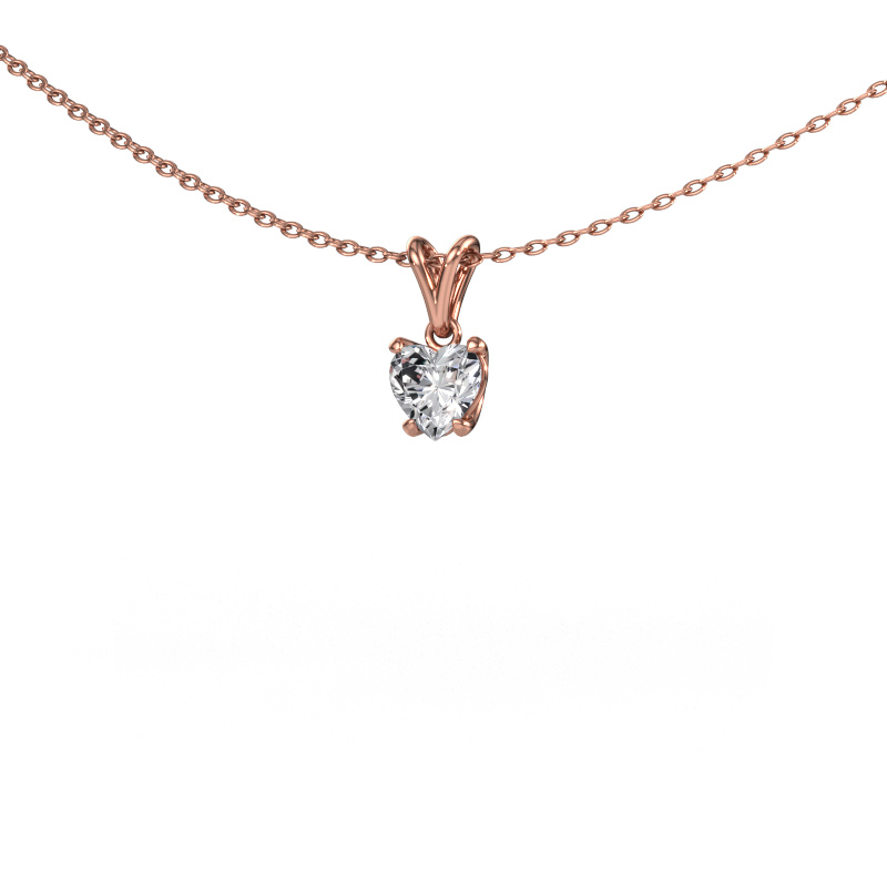 Bild von Anhänger Sam Heart 585 Roségold Diamant 0.50 crt