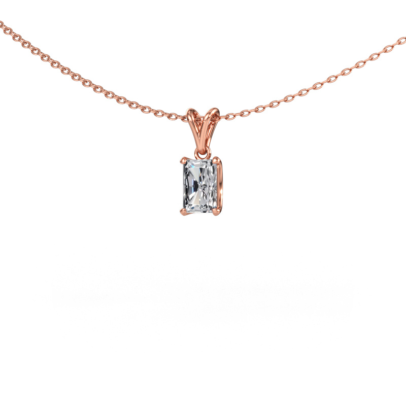 Immagine di Ciondolo Sam RAD 585 oro rosa Diamante lab grown 0.65 crt