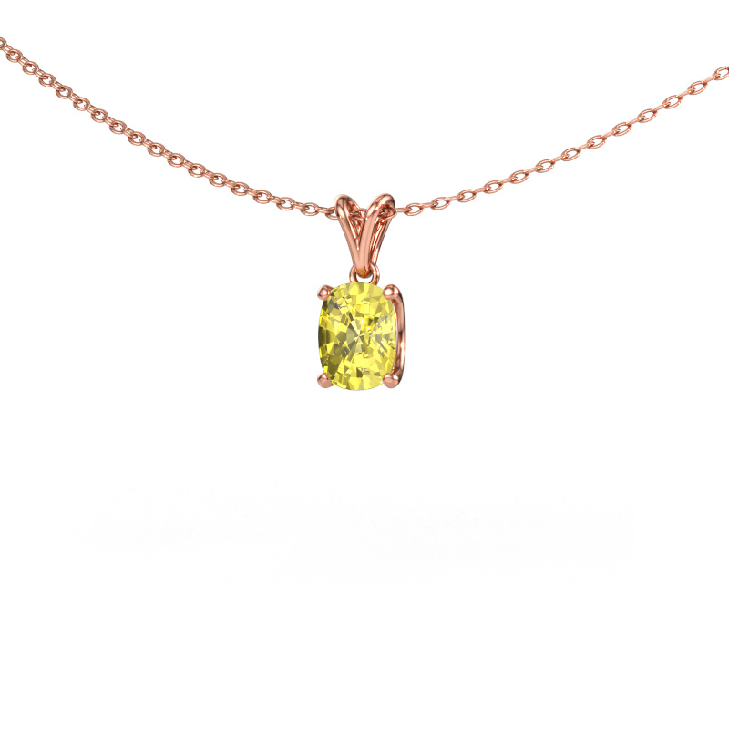 Bild av Hänge Sam CSH 585 roséguld Gul labbodlad diamant 6.8x5.2 mm