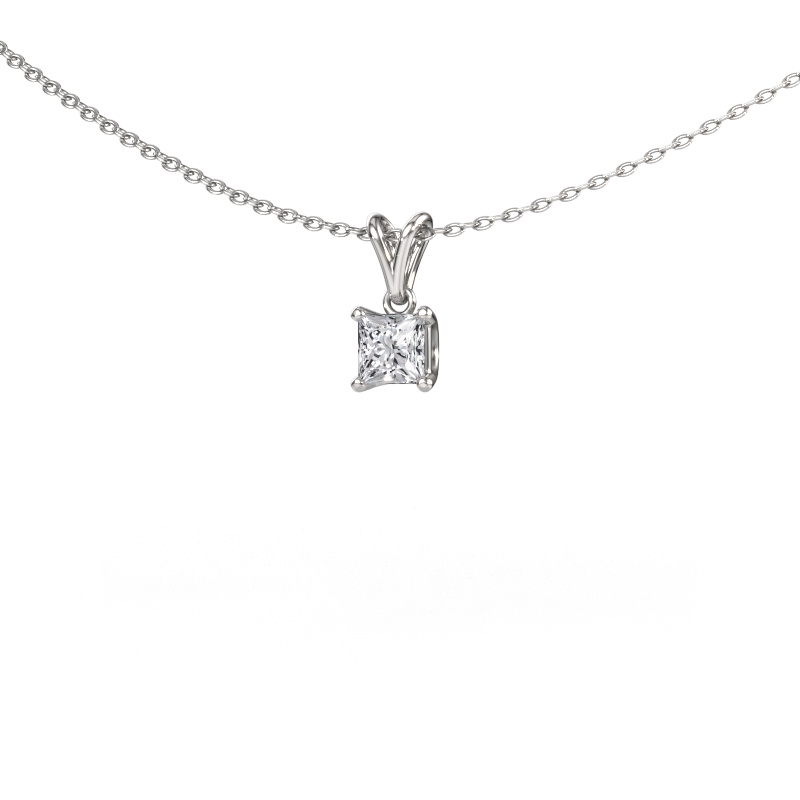 Afbeelding van Hanger Sam SQR 950 Platina Lab-grown diamant 0.40 crt