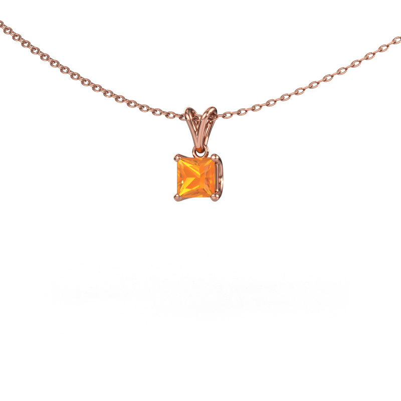 Bild von Anhänger Sam SQR 585 Roségold Citrin 4.5 mm