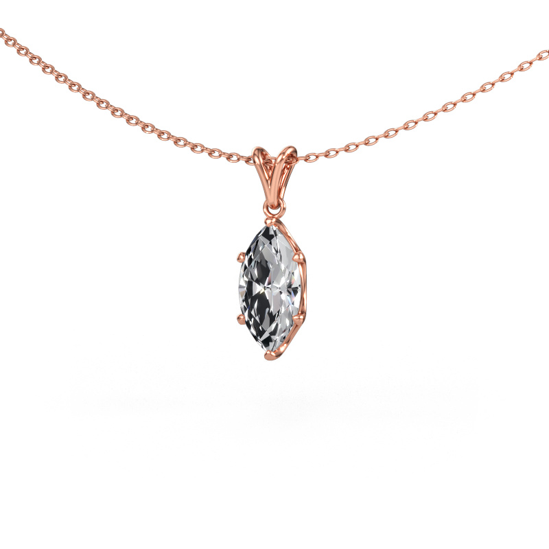 Bild av Hänge Sam MRQ 585 roséguld Labbodlad diamant 1.25 crt