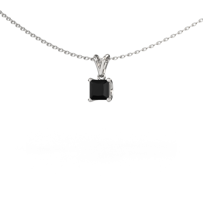 Bild von Anhänger Sam SQR 950 Platin Schwarz Diamant 0.60 crt