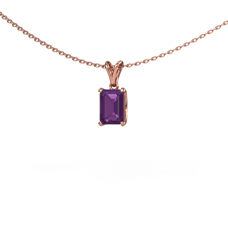 Bild von Anhänger Sam EME 585 Roségold Amethyst 7x5 mm