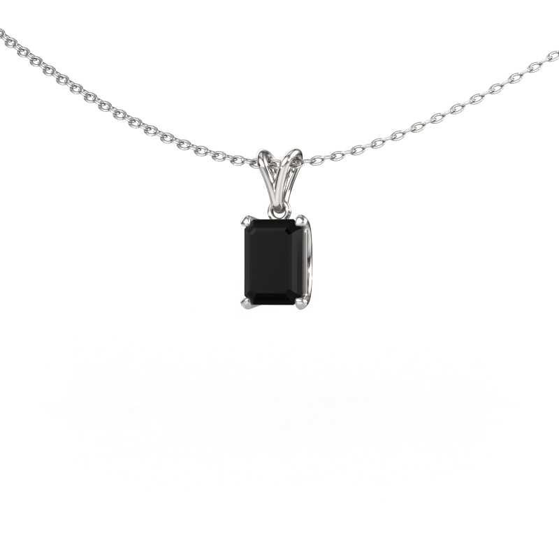 Image of Pendant Sam EME 950 platinum Black diamond 1.380 crt
