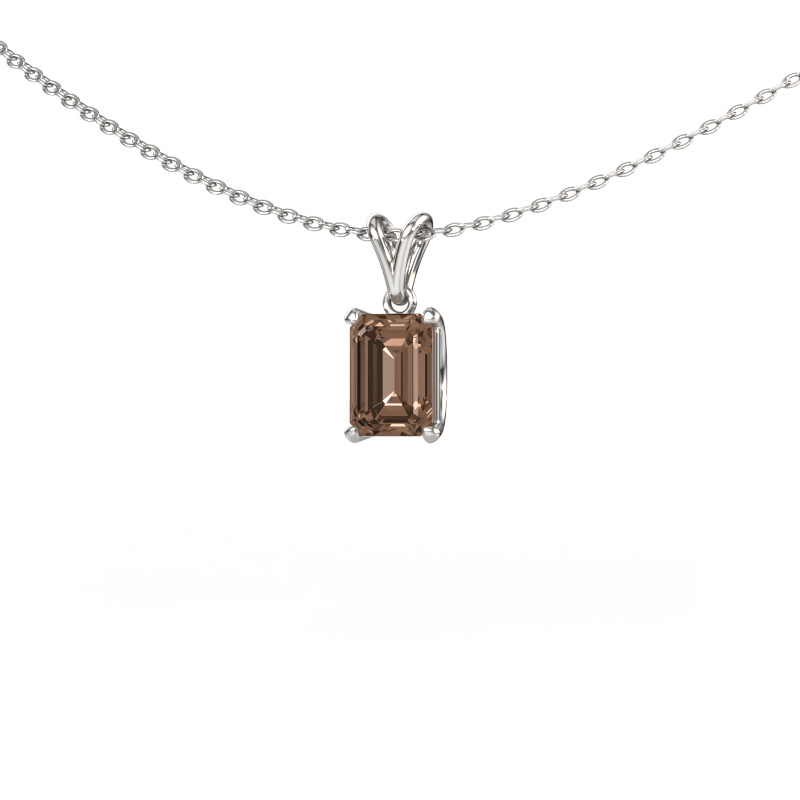 Image of Pendant Sam EME 950 platinum Brown diamond 1.15 crt