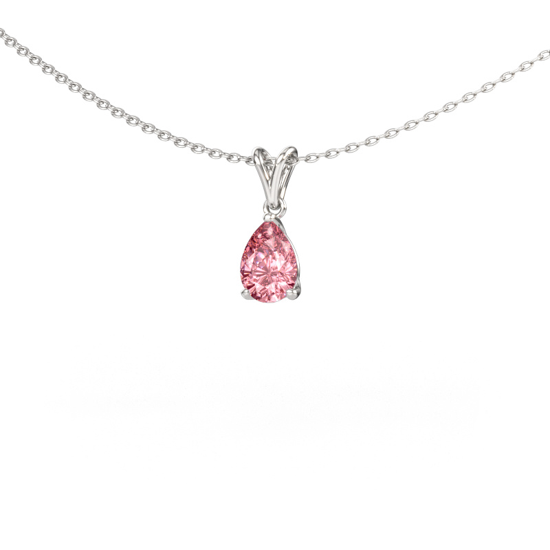 Immagine di Ciondolo Sam PER 950 platino Diamante lab grown rosa 7x5 mm