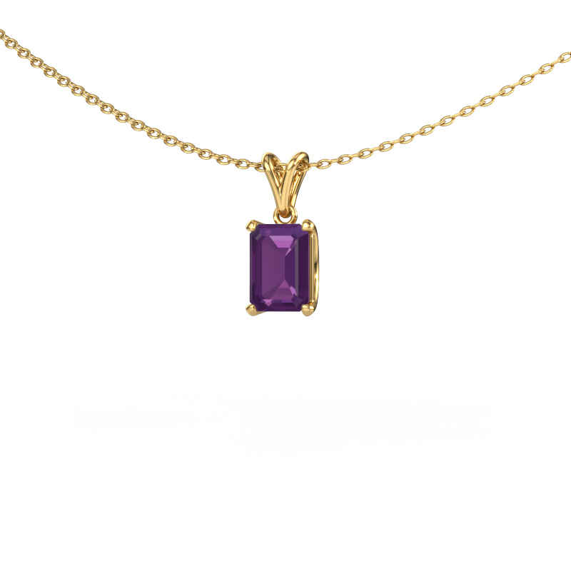 Bild von Anhänger Sam EME 585 Gold Amethyst 7x5 mm