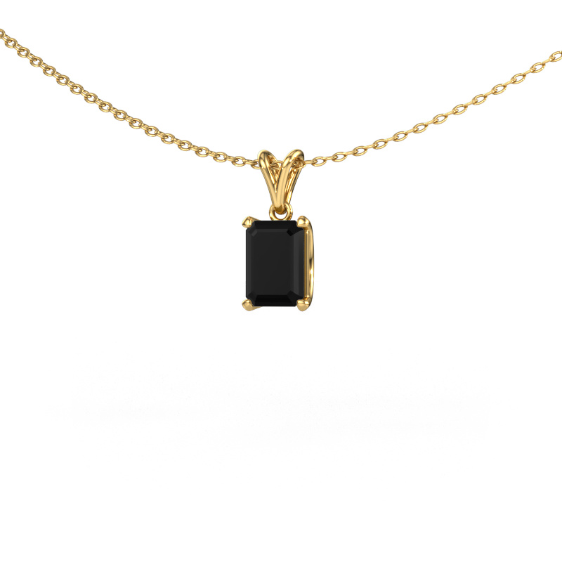 Image of Pendant Sam EME 585 gold Black diamond 1.380 crt