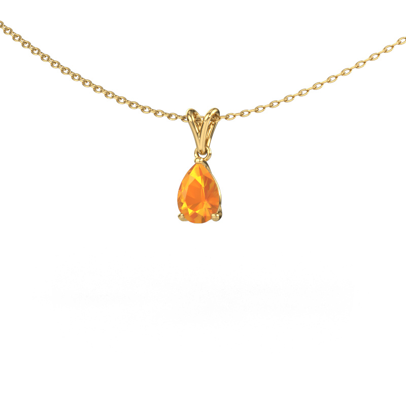 Bild von Anhänger Sam PER 585 Gold Citrin 7x5 mm