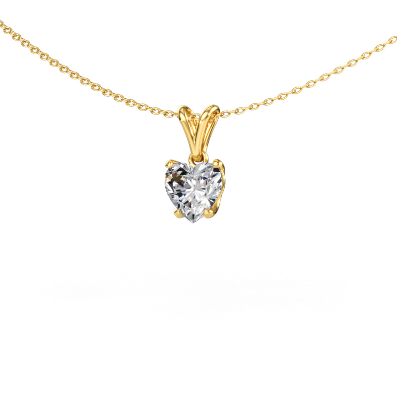 Image de Pendentif Sam Heart 585 or jaune Diamant 1.25 crt