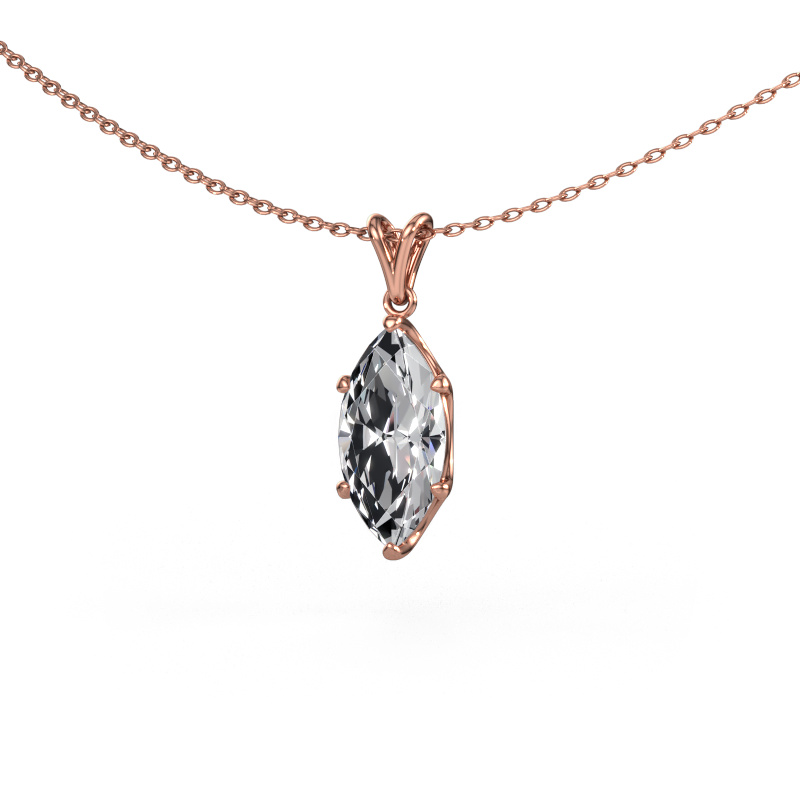 Afbeelding van Hanger Sam MRQ 585 rosé goud Diamant 2.00 crt