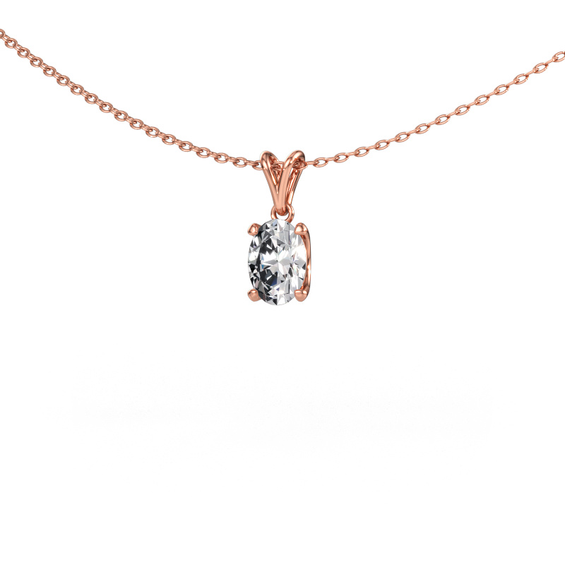 Bild av Hänge Sam OVL 585 roséguld Diamant 0.70 crt