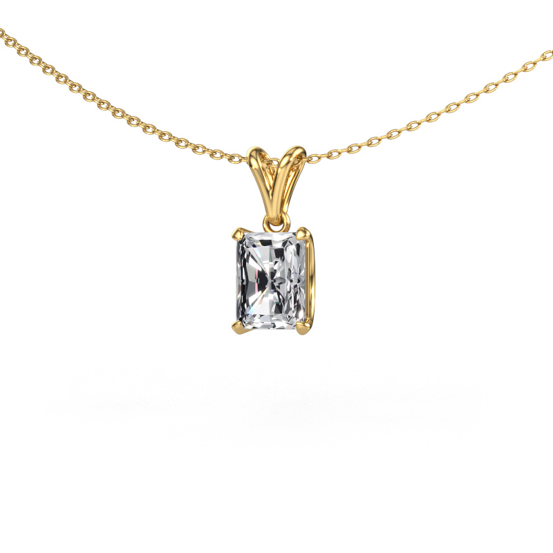 Image of Pendant Sam RAD 585 gold Lab-grown diamond 1.50 crt