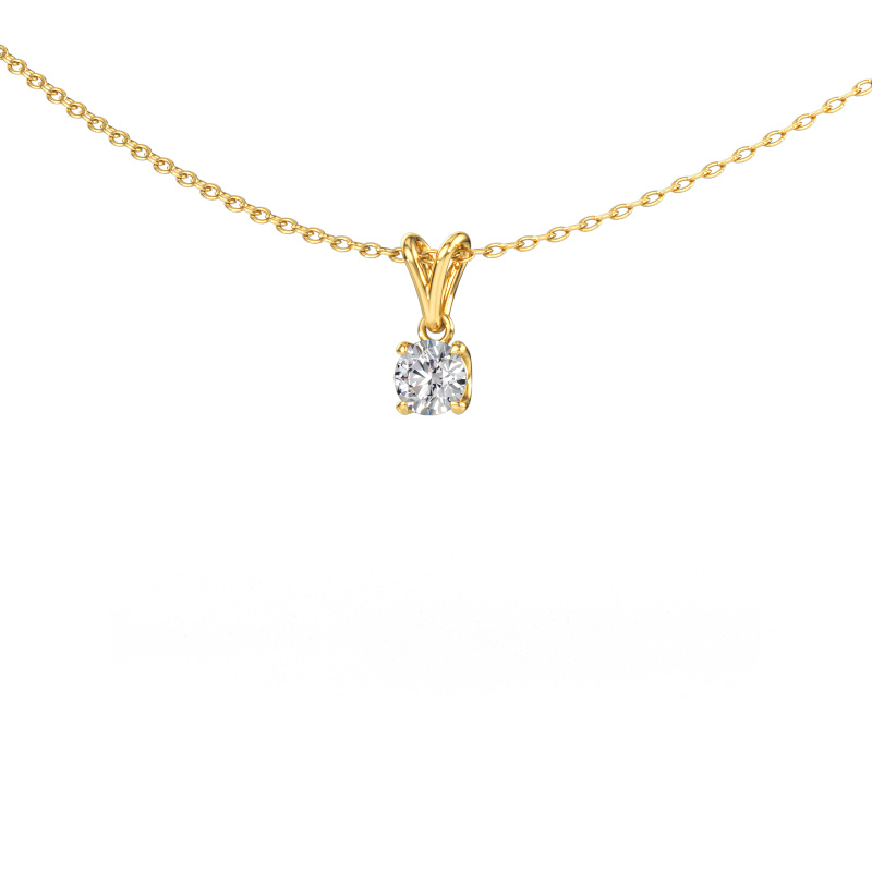 Bild av Hänge Sam RND 585 gult guld Labbodlad diamant 0.25 crt