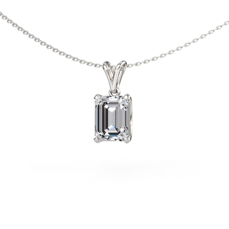 Immagine di Ciondolo Sam EME 585 oro bianco Diamante lab grown 2.50 crt