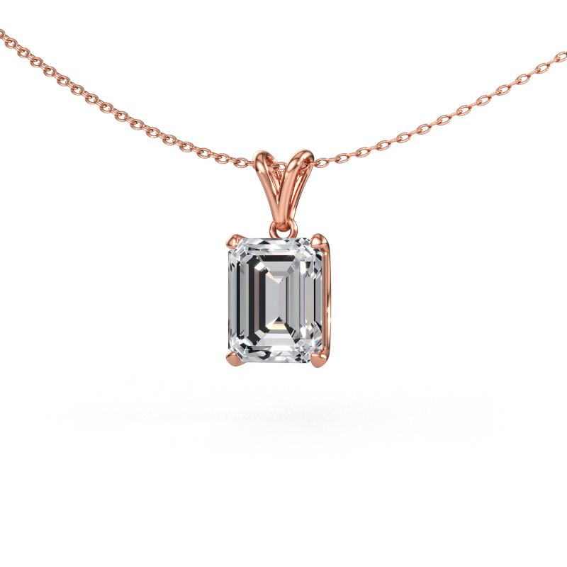 Immagine di Ciondolo Sam EME 585 oro rosa Diamante lab grown 3.50 crt