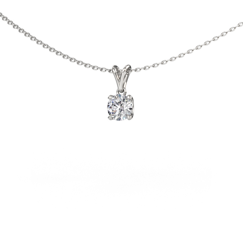 Afbeelding van Hanger Sam RND 950 platina Custom diamant 5 mm