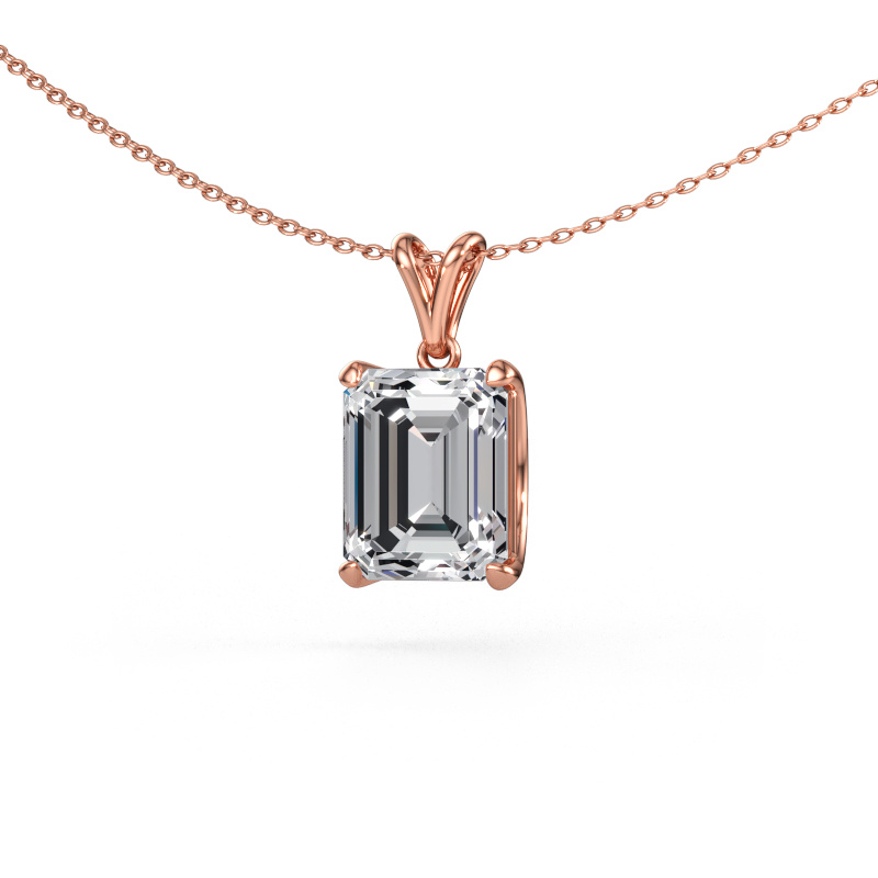 Immagine di Ciondolo Sam EME 585 oro rosa Diamante lab grown 5.21 crt