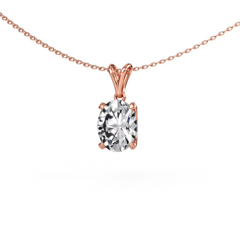 Bild av Hänge Sam OVL 585 roséguld Labbodlad diamant 2.70 crt