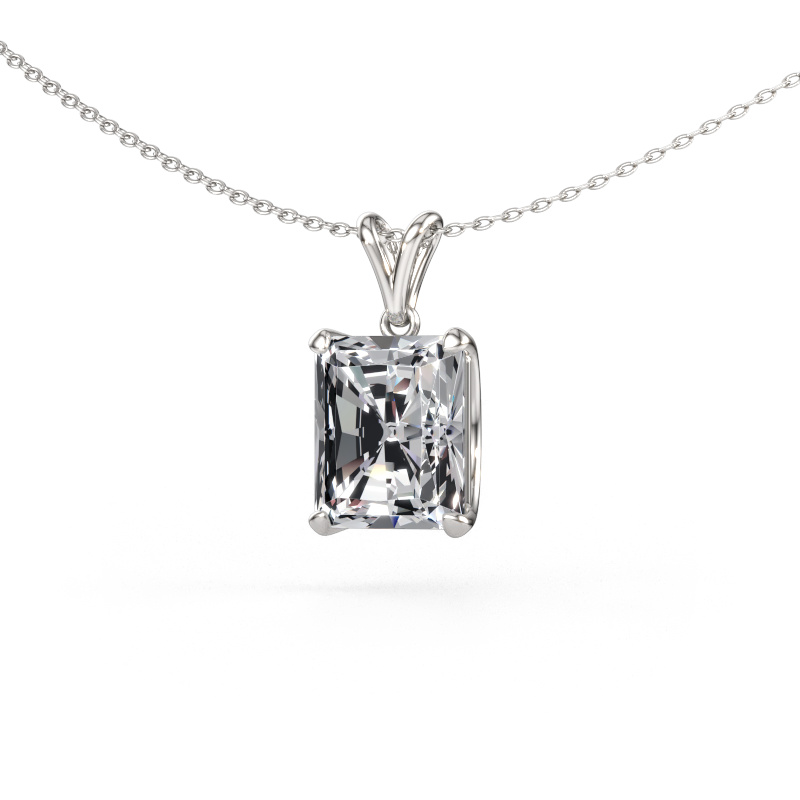 Immagine di Ciondolo Sam RAD 585 oro bianco Diamante lab grown 5.05 crt
