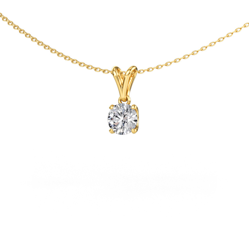 Immagine di Ciondolo Sam RND 585 oro Diamante 0.70 crt