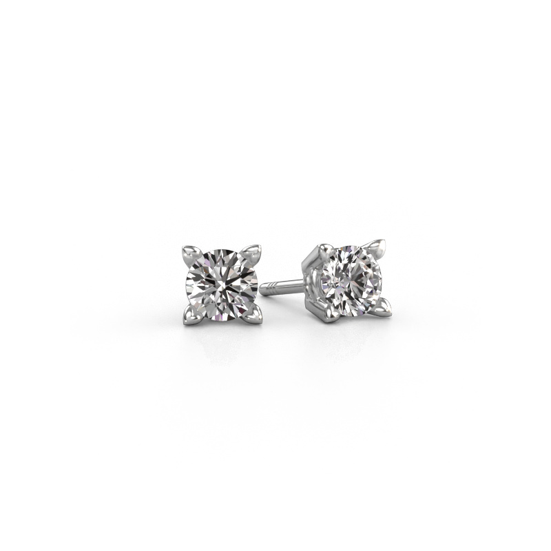 Image of Stud earrings Cather 950 platinum Diamond 1.00 crt