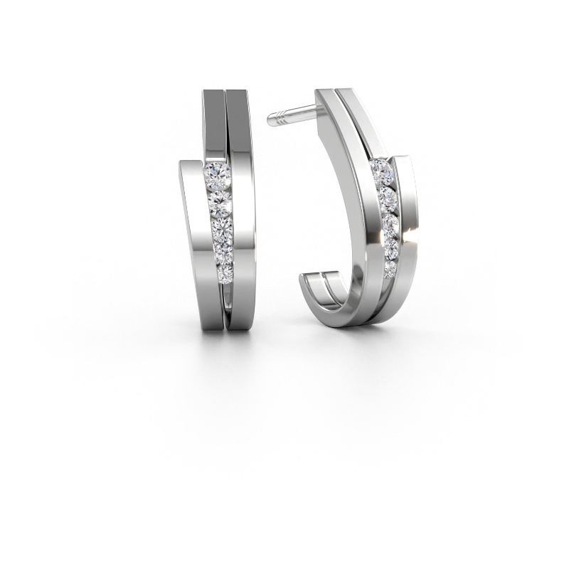 Bild von Ohrringe Cato 950 Platin Diamant 0.185 crt