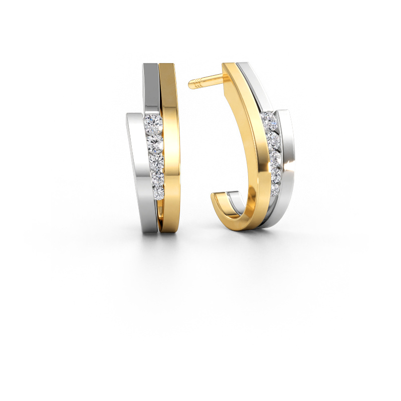 Bild von Ohrringe Cato 585 Gold Diamant 0.185 crt