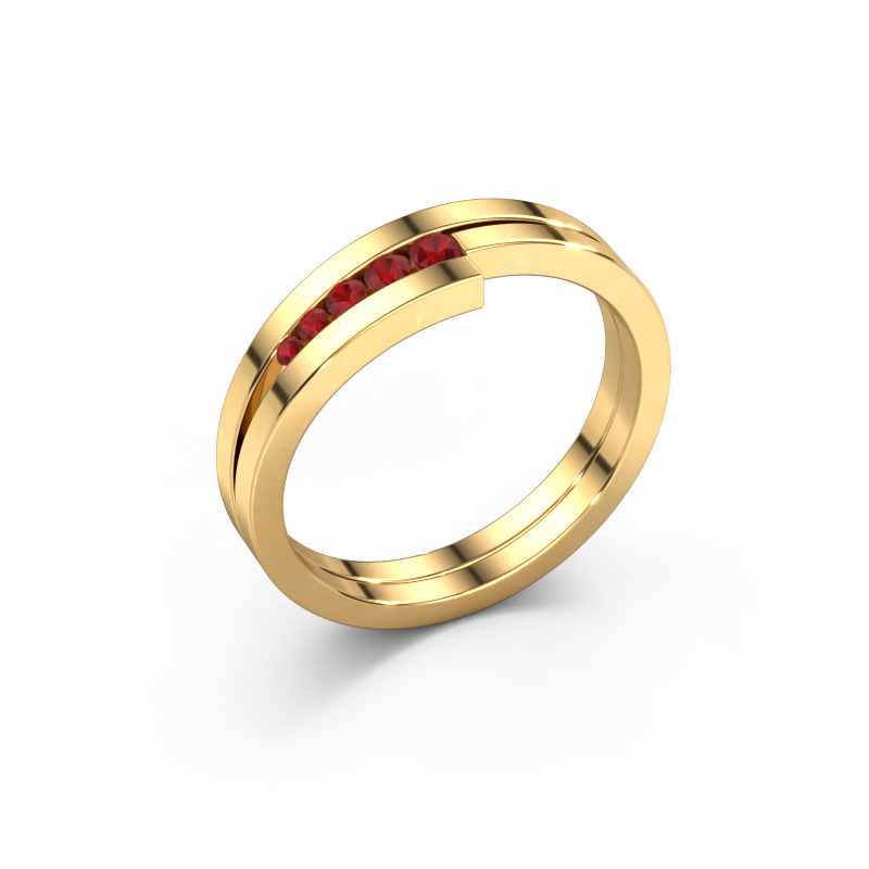Image of Ring Cato 585 gold Ruby 2.2 mm
