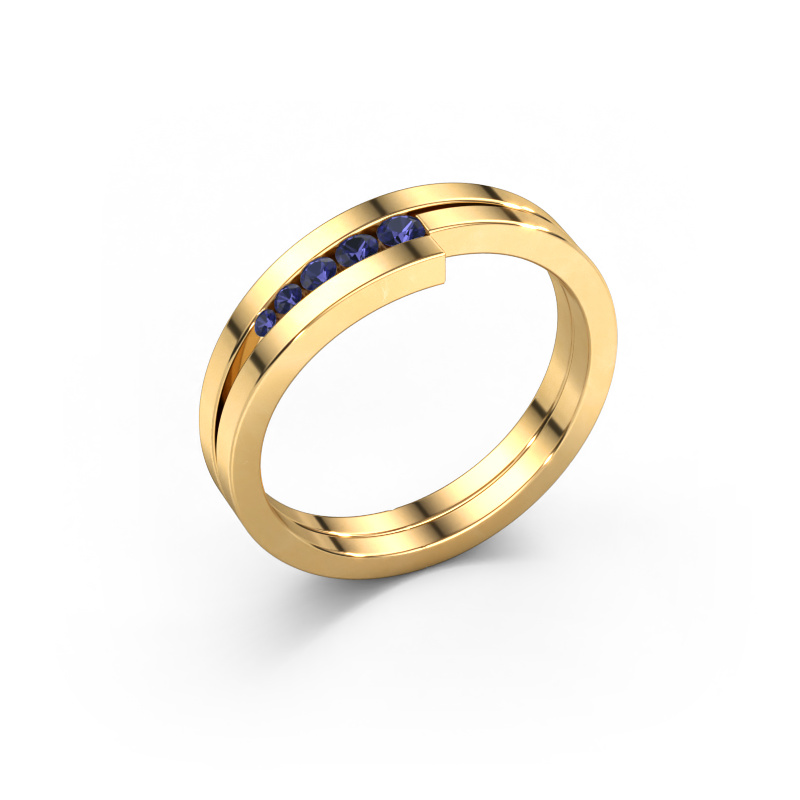 Image of Ring Cato 585 gold Sapphire 2.2 mm