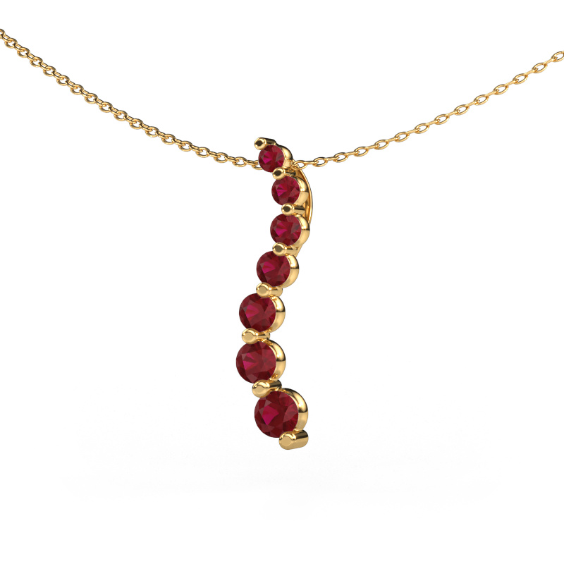 Image de Pendentif Celeste 2 585 or jaune Rubis 2.2 mm