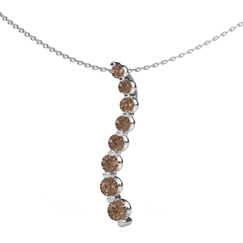 Bild von Anhänger Celeste 3 585 Weißgold Braun Diamant 1.01 crt