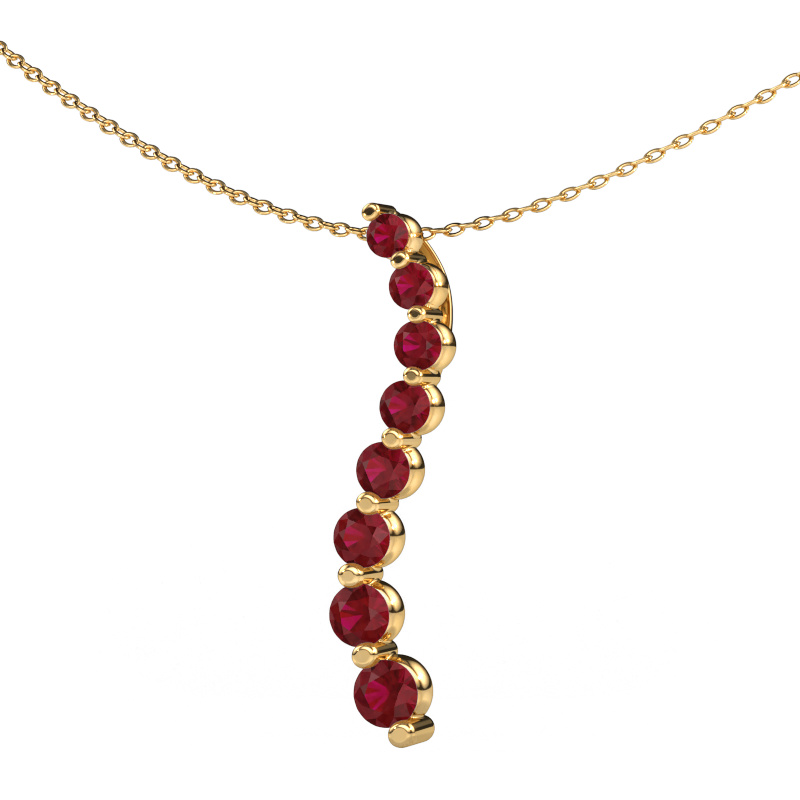 Image de Pendentif Celeste 3 585 or jaune Rubis 2.5 mm