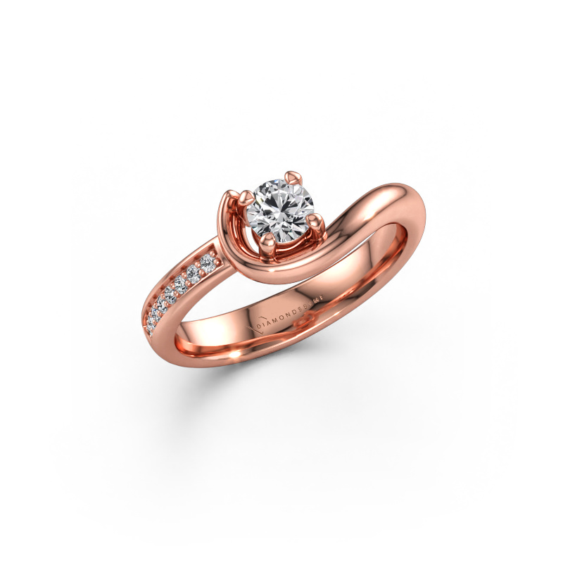 Immagine di Anello di fidanzamento Ceylin 585 oro rosa Diamante 0.36 crt