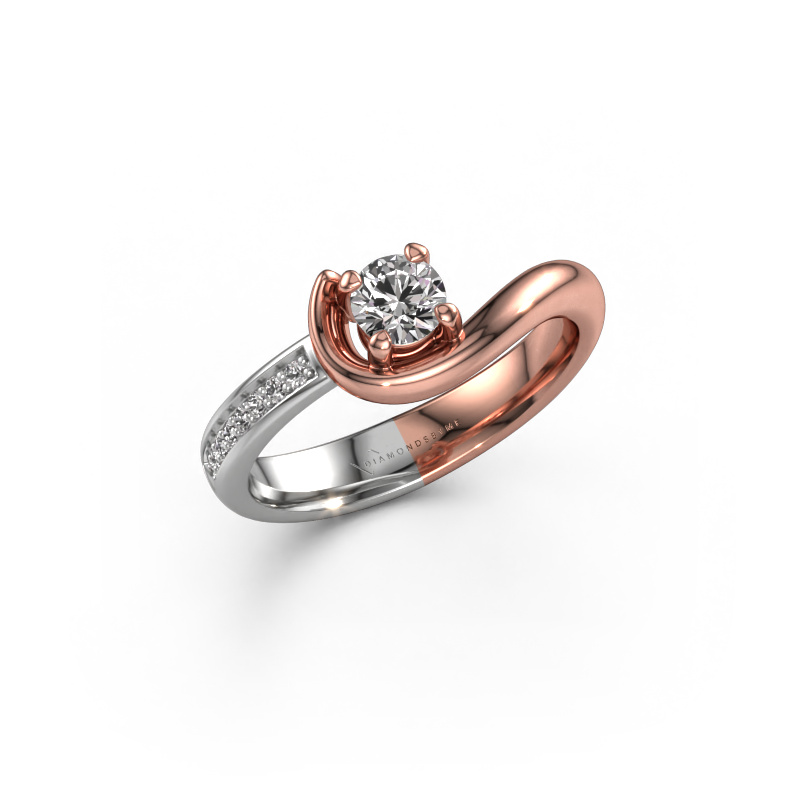 Image of Engagement ring Ceylin 585 rose gold Diamond 0.36 crt