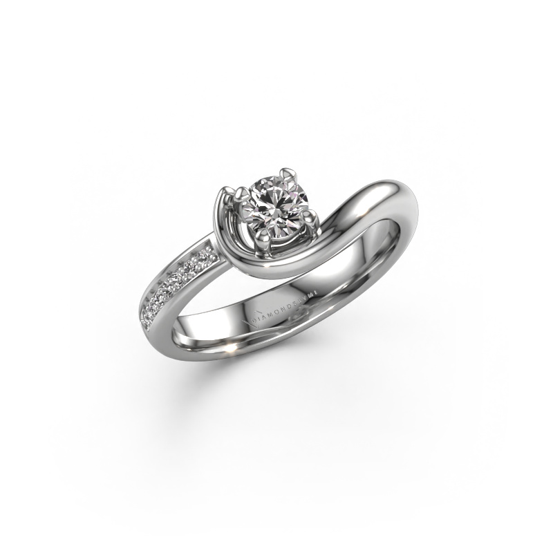Image of Engagement ring Ceylin 585 white gold Diamond 0.36 crt