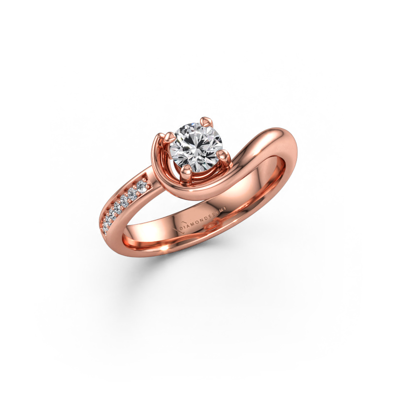 Bild av Förlovningsring Ceylin 585 roséguld Labbodlad diamant 0.46 crt