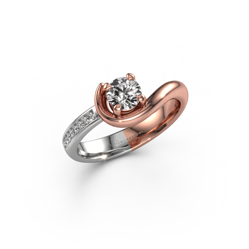 Image of Engagement ring Ceylin 585 rose gold Diamond 0.56 crt