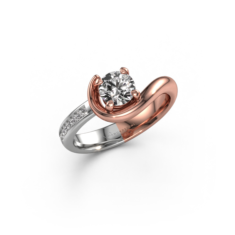 Bild von Verlobungsring Ceylin 585 Roségold Diamant 0.660 crt