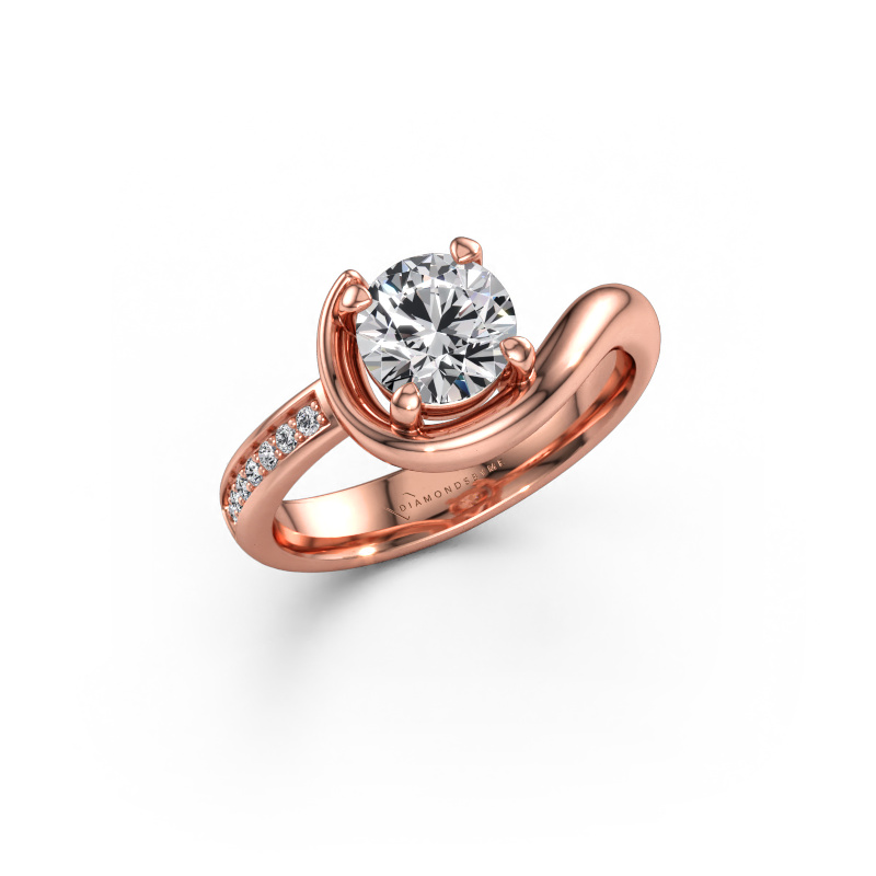 Immagine di Anello di fidanzamento Ceylin 585 oro rosa Diamante 1.053 crt