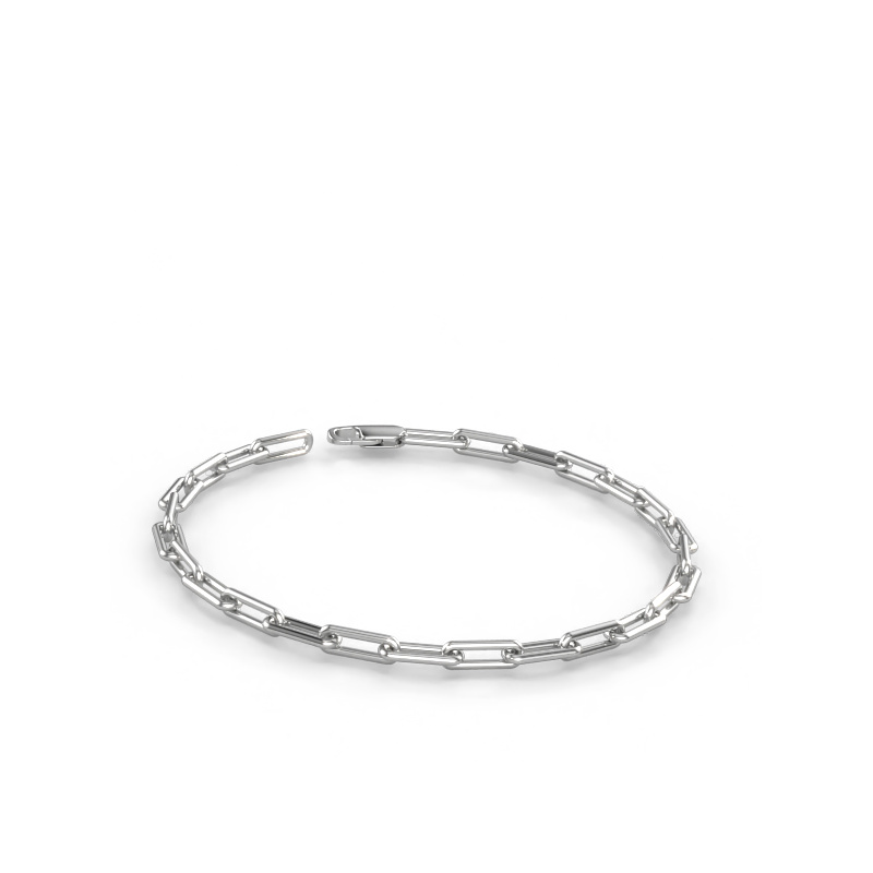 Immagine di Bracciale CFE rnd 3 Solido - 585 oro bianco