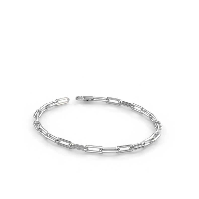 Immagine di Bracciale CFE rnd 4 Solido - 585 oro bianco