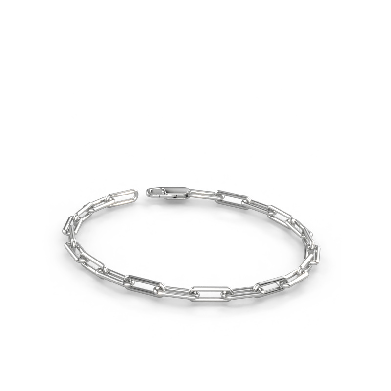 Immagine di Bracciale CFE rnd 5 Solido - 585 oro bianco